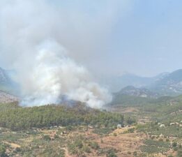 Antalya’da orman yangını: Ekipler müdahale ediyor