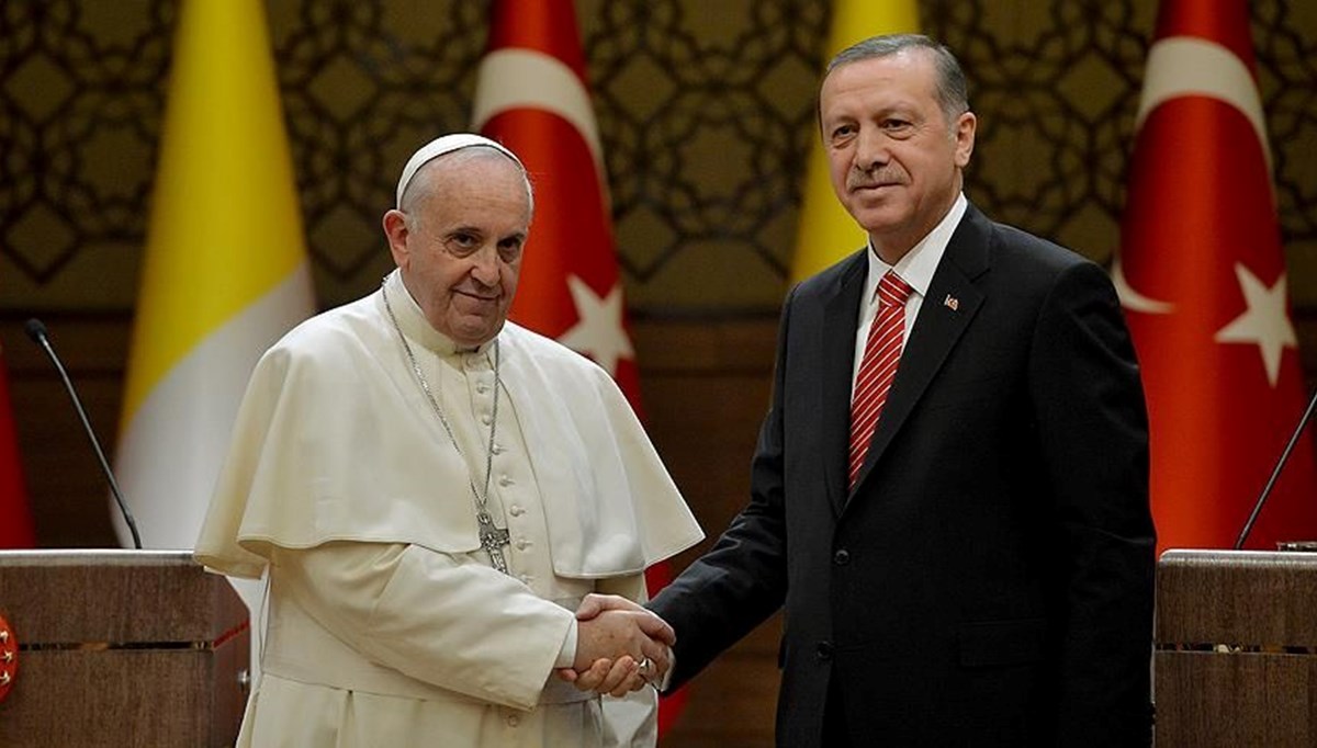 Cumhurbaşkanı Erdoğan, Papa Francis ile görüştü