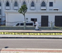 Emniyet’in otoparkında bıçaklı saldırgan paniği: Bacağından vurularak yakalandı