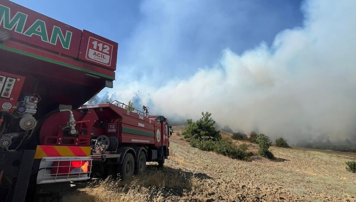 Kahramanmaraş’ta orman yangını: Ekipler müdahale ediyor