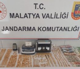 Malatya’da kaçak altın ele geçirildi