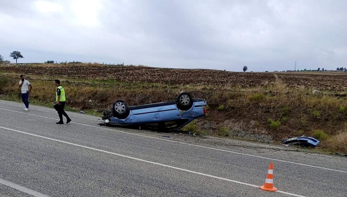 Samsun’da otomobil takla attı: 3 yaralı