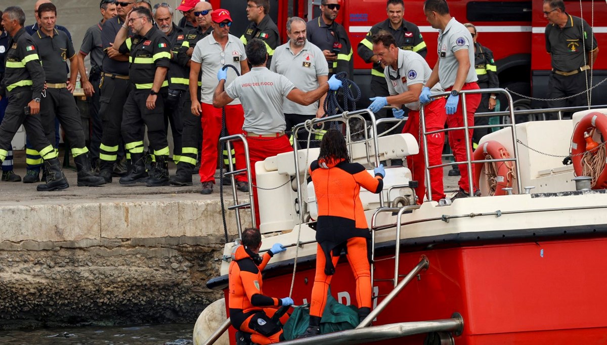 Sicilya’da batan lüks teknedeki kayıp 4 kişinin cansız bedenine ulaşıldı