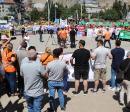 Tokat’taki köylülerden maden arama çalışmasına protesto