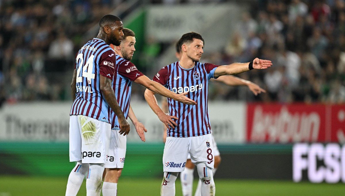 Trabzonspor, St. Gallen’e karşı tur peşinde (Muhtemel 11)