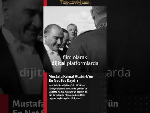 Başbuğ Mustafa Kemal Atatürk’ün En Net Ses Kaydı #shorts #youtubeshorts