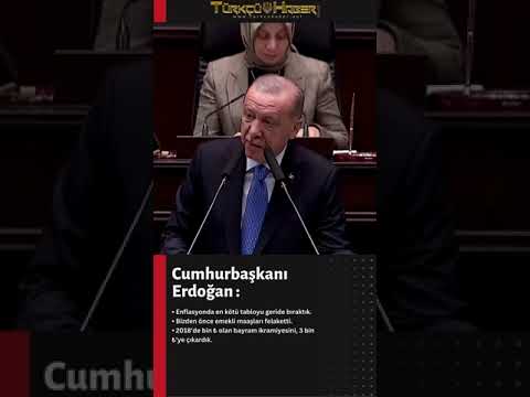 Cumhurbaşkanı Erdoğan: Enflasyonda en kötü tabloyu geride bıraktık. #shorts #youtubeshorts