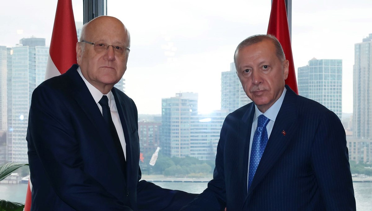 Cumhurbaşkanı Erdoğan, Lübnan Başbakanı Necib Mikati’yi kabul etti