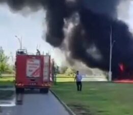 Diyarbakır’da çocuk parkında yangın