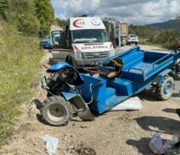 Düzce’de patpat devrildi 8 yaralı