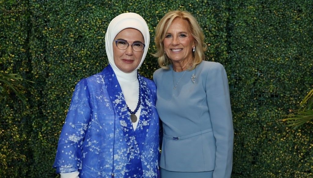 Emine Erdoğan, Jill Biden’ın ev sahipliğindeki öğle yemeğine katıldı