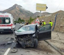 Gümüşhane’de trafik kazası: 3 yaralı