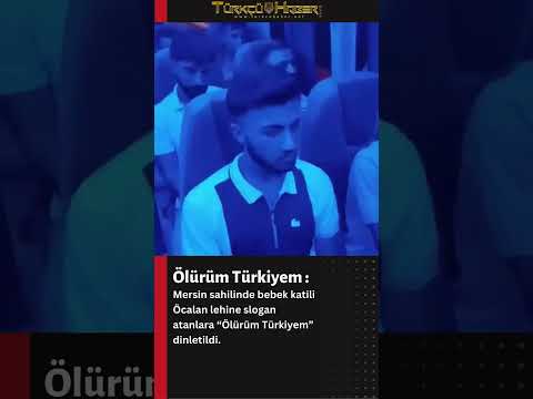 Mersin sahilinde bebek katili Öcalan lehine slogan atanlara “Ölürüm Türkiyem” dinletildi. #shorts