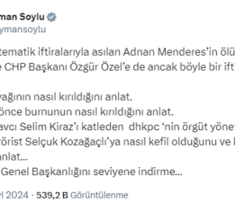 Özel’in “mafya” suçlamasına Soylu’dan yanıt: Sen önce ayağının, burnunun nasıl kırıldığını anlat