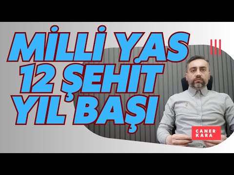 Şehitler / Milli Yas / Noel Kutlamak – Caner Kara