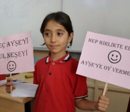 Amasya’da sınıf başkanlığı seçimleri yerel seçimleri aratmadı: “Seç Ayşe’yi bul neşeyi”