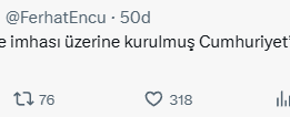 Eski HDP’li vekil Ferhat Encü’den skandal 29 Ekim paylaşımı