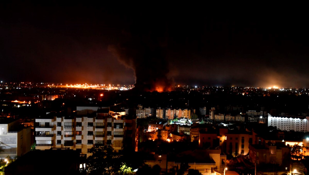 İsrail ordusu, Beyrut’u bombalıyor