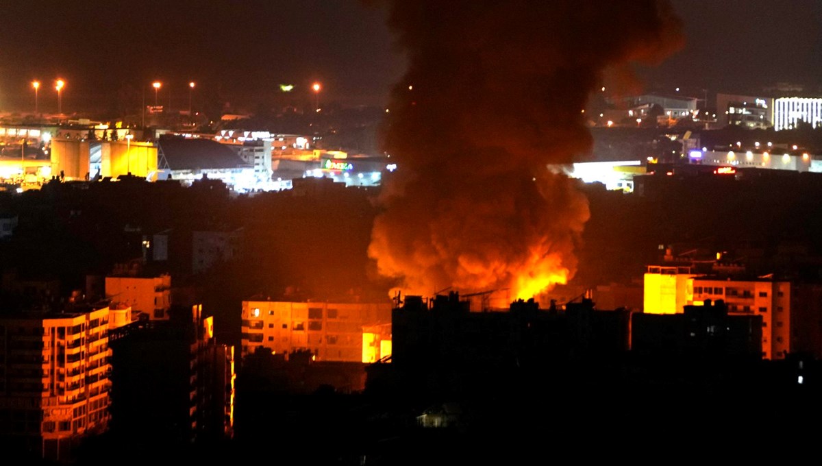 İsrail’den Beyrut’a yeni bombardıman: Dahiye bölgesinde çok sayıda patlama