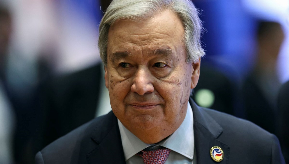 İsrail’e 104 ülkeden ortak Guterres tepkisi