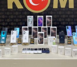 Sivas’ta 1 milyon TL değerinde kaçak telefon ele geçirildi