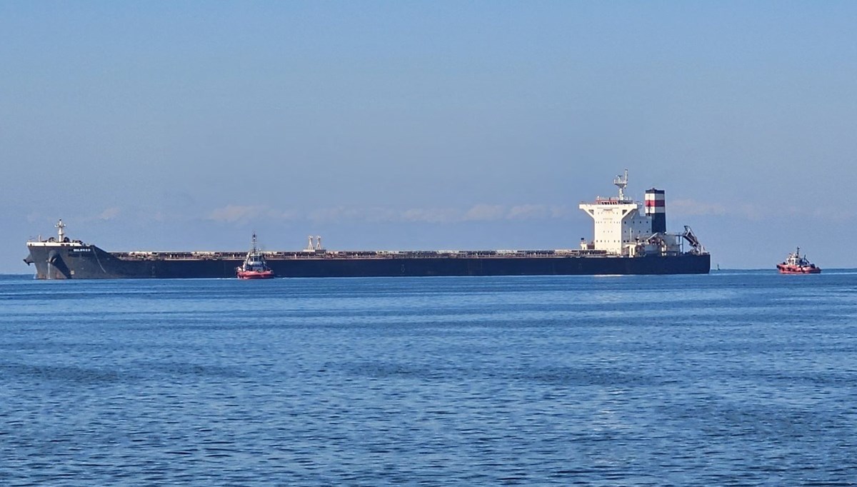 Zonguldak’ta kargo gemisi karaya oturdu