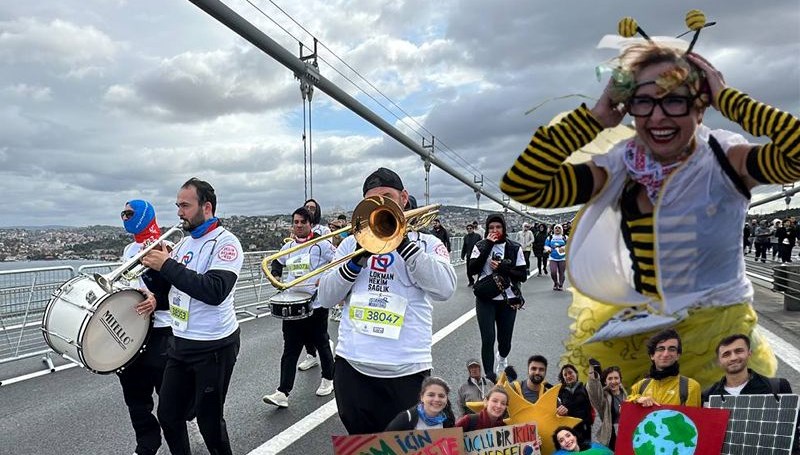 46. İstanbul Maratonu’ndan renkli görüntüler