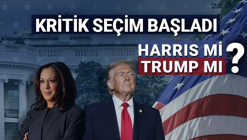 ABD’de oy verme işlemi başladı: Harris ve Trump karşı karşıya | Dakika dakika başkanlık seçimleri