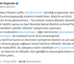 AK Parti kurucusu Hüseyin Çelik’ten Atatürk için skandal “diktatör” çıkışı