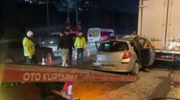 Hatalı sollama kazalar zincirine neden oldu: 5 yaralı