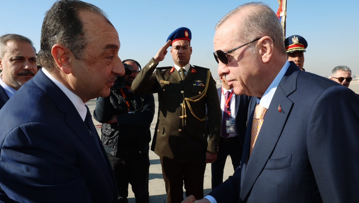 Cumhurbaşkanı Erdoğan Mısır’a gitti, Sisi ve Pezeşkiyan’la görüşecek