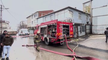 Sultanbeyli’de iş yeri yangını