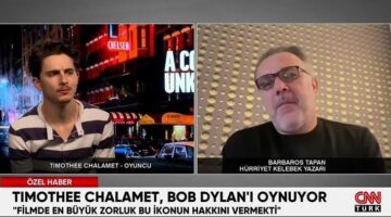 Bob Dylan’ın hayatı beyaz perdede | Filmin başrol oyuncusu Timothee Chalamet CNN TÜRK’te